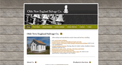 Desktop Screenshot of oldenewenglandsalvage.com